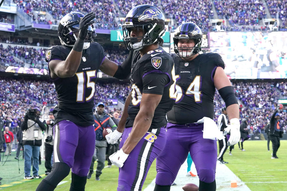 Para algunos, el éxito de los Ravens hasta ahora ha sido en parte porque los jugadores demuestran estar bien compenetrados entre ellos. (Mitch Stringer-USA TODAY Sports)