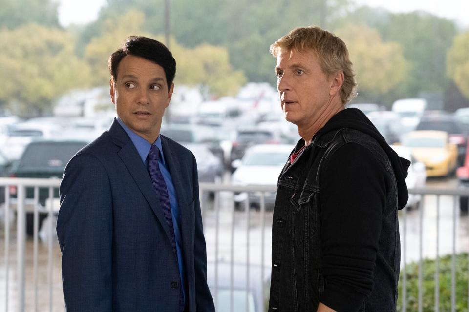 William Zabka and Ralph Macchio