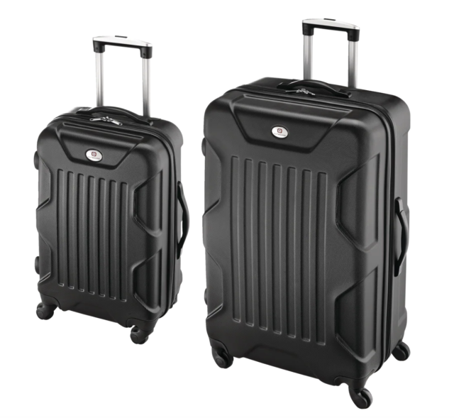 Bugatti Hard Luggage 2 Pieces Set Black