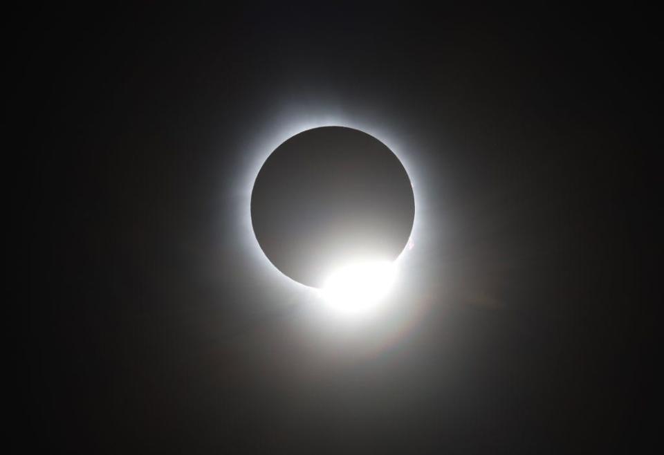 Total solar eclipse viewed from Maine in 2024