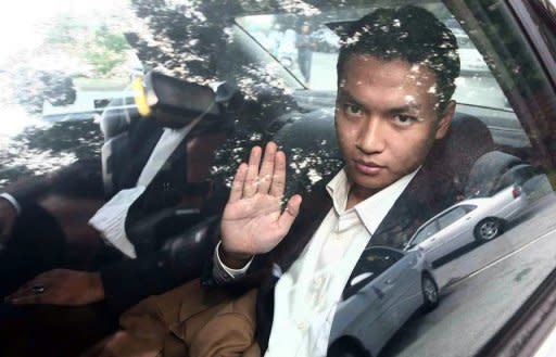 Mohamad Saiful Bukhari Azlan, pictured here in 2010, had accused Malaysian opposition leader Anwar Ibrahim of sodomy. Anwar was acquitted on Monday in a surprise end to a politically-charged sodomy trial he has called a government bid to cripple his opposition ahead of upcoming polls