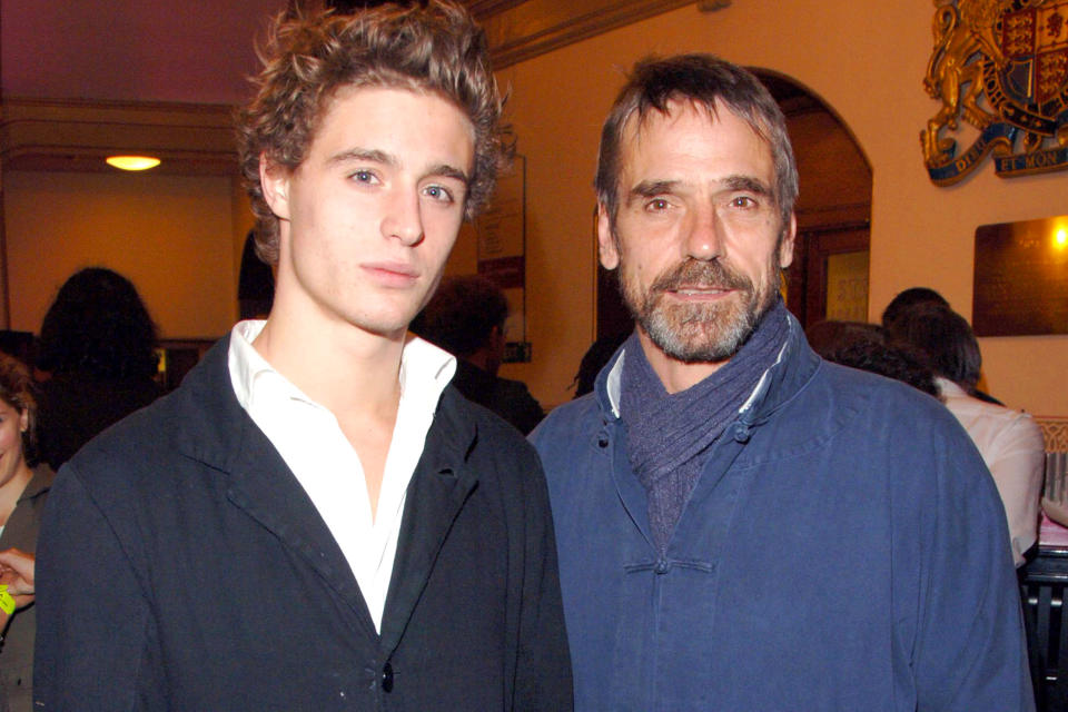 Max and Jeremy Irons