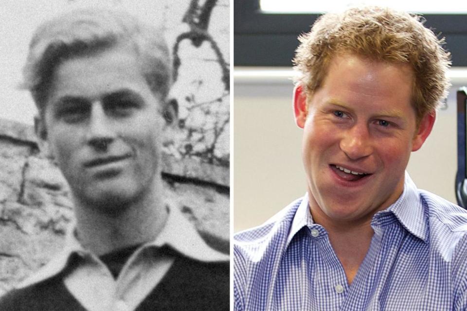 Many people have commented on how alike Prince Harry and the Duke of Edinburgh are (PA/Getty)