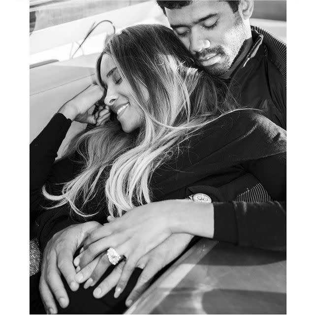 57) Ciara and Russell Wilson