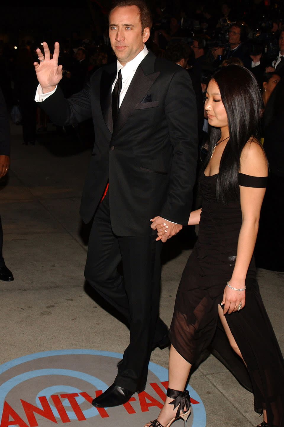 Alice Kim and Nicolas Cage