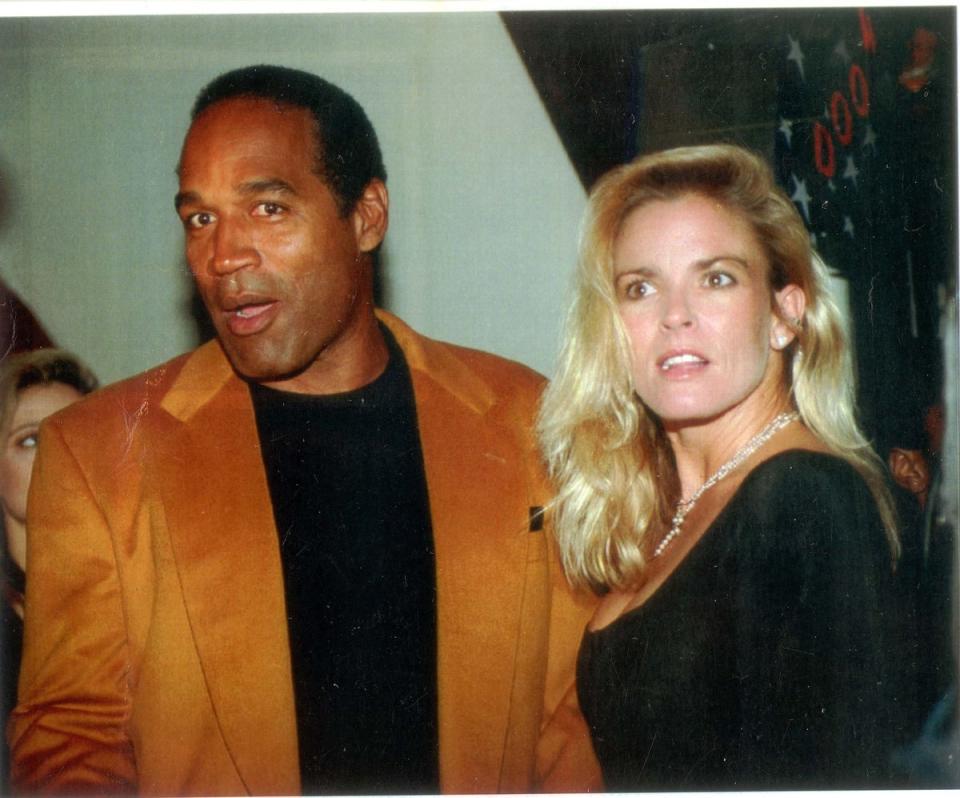 OJ Simpson, pictured in New York with his wife Nicole Brown Simpson (AP)