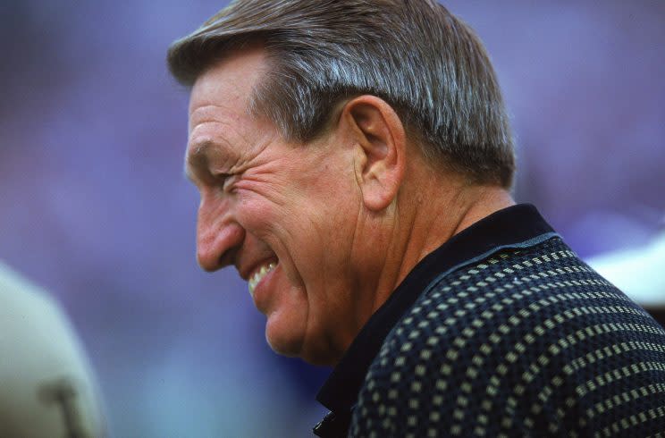 Once legend Johnny Unitas gave his blessing to the Ravens, Baltimore seemed to fall in line. (Getty Images) 