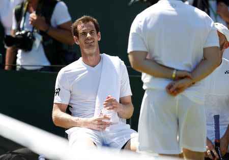 Tennis - Wimbledon Preview - All England Lawn Tennis and Croquet Club, London, Britain - June 30, 2018 Britain's Andy Murray during practice REUTERS/Peter Nicholls/Files