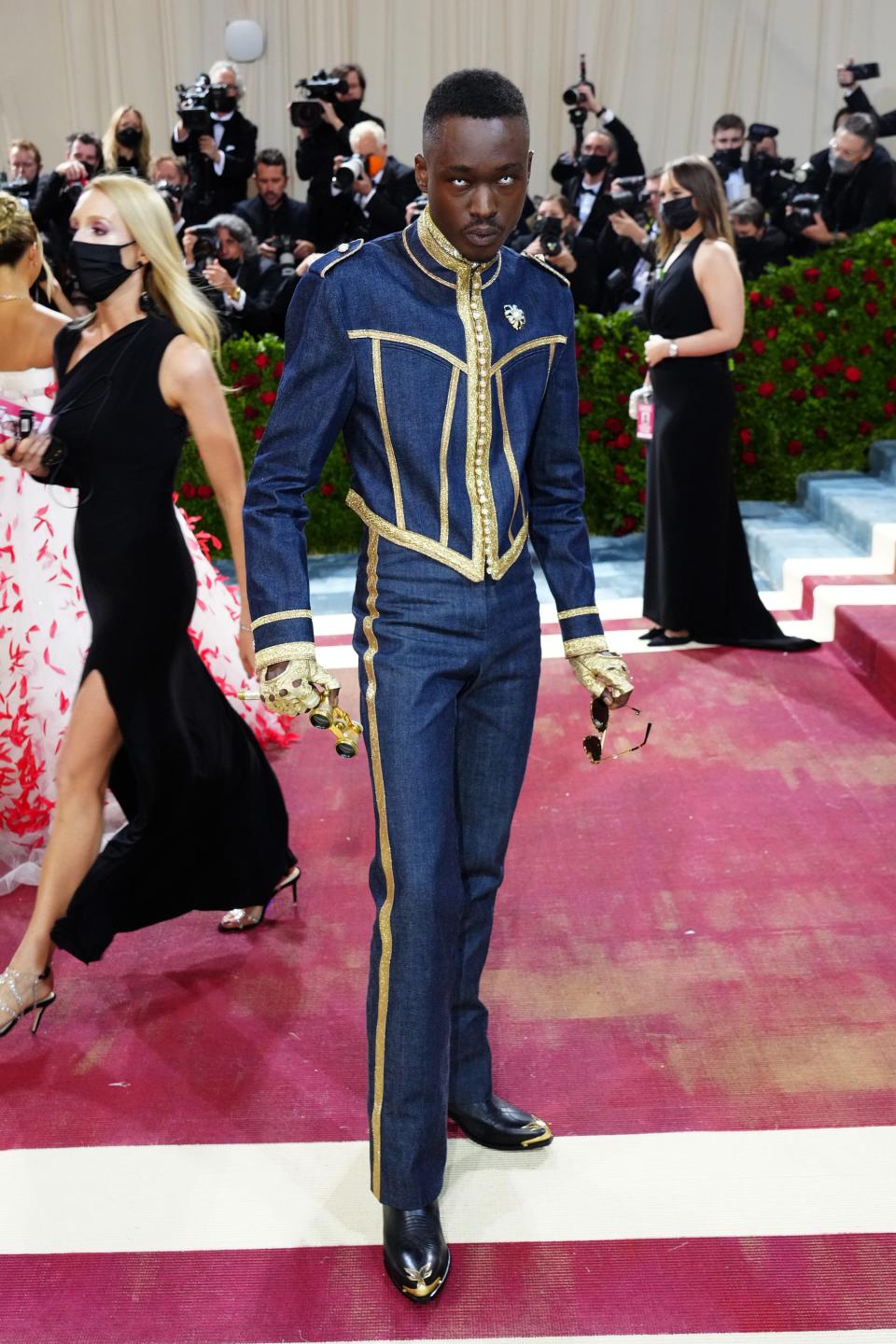 Ashton Sanders attends the 2022 Met Gala.