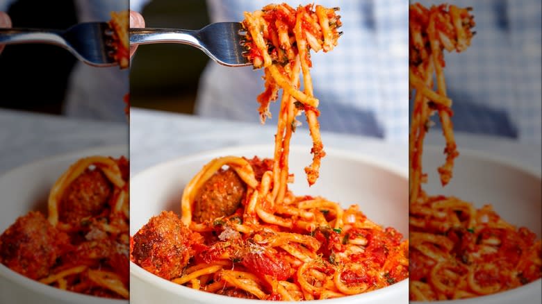 North Italia spaghetti in bowl