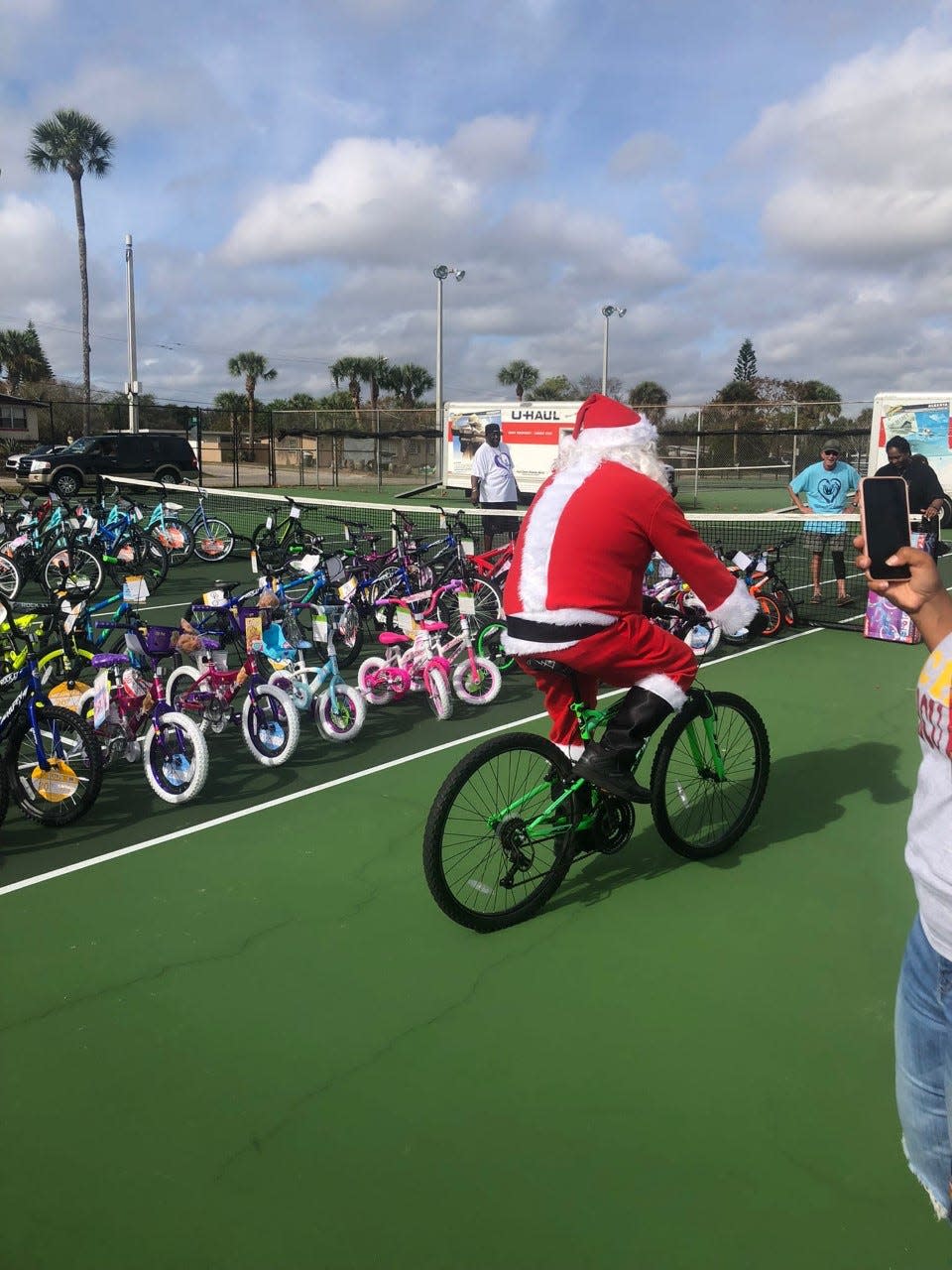 A local nonprofit has been giving away hundreds of bikes every Christmas for the past decade. This year's bike giveaway for kids will be held Dec. 17 at Daytona Beach's Derbyshire Park.
