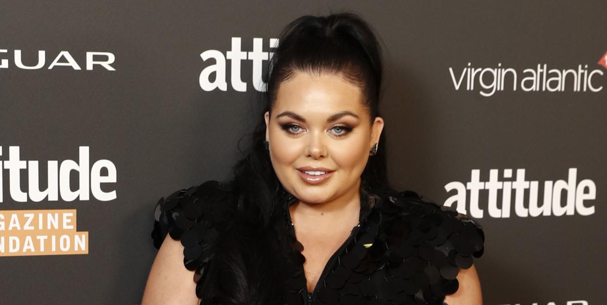 scarlett moffatt attends the attitude awards on october 12, 2022 photo by john phillips getty images