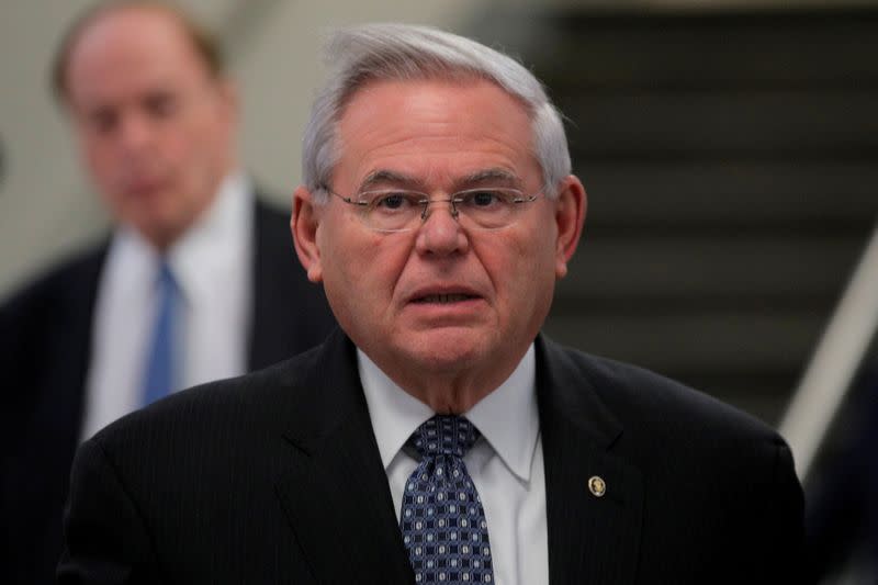 FILE PHOTO: Senator Bob Menendez in Washington