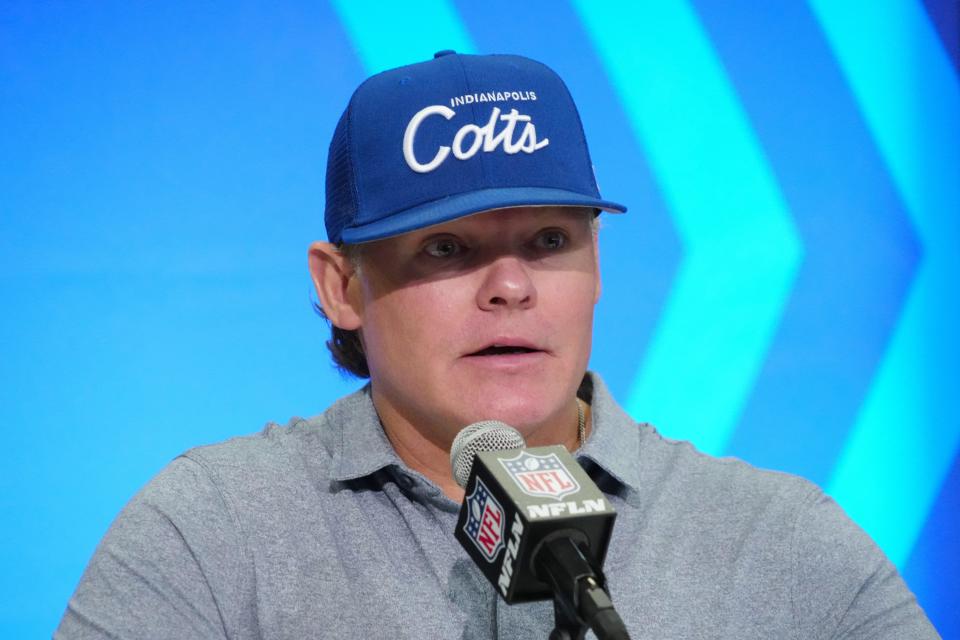 Chris Ballard, entering his eighth season as the Indianapolis Colts general manager, will be drafting two slots ahead of the Jaguars in the first two rounds of the NFL draft unless the teams decide to move up or down the board.