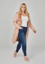 <p>This stylish $249 suede trench coat with these $129 the vamp crop del mar jeans will bring you from day to night perfectly.</p>