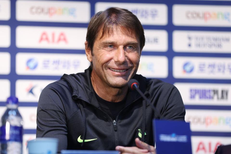 Snubbed: Man United decided against appointing Antonio Conte  (Tottenham Hotspur FC via Getty Images)