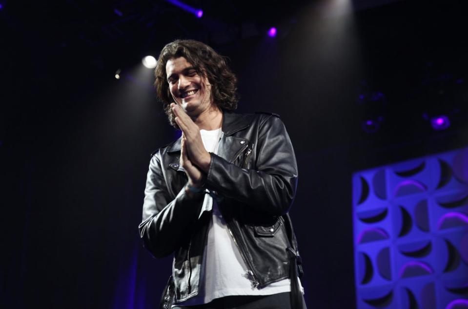 Adam Neumann speaks onstage in San Francisco (Getty Images)