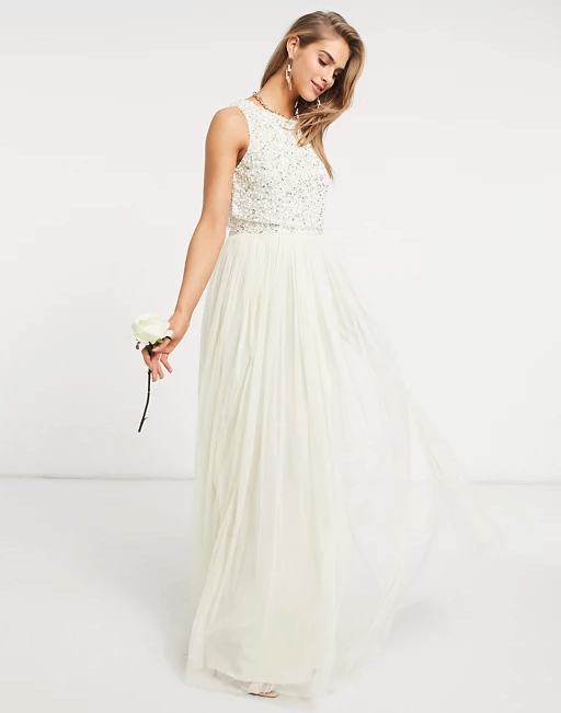 Maya Bridal 2 in 1 Maxi Tulle Dress. Image via ASOS.