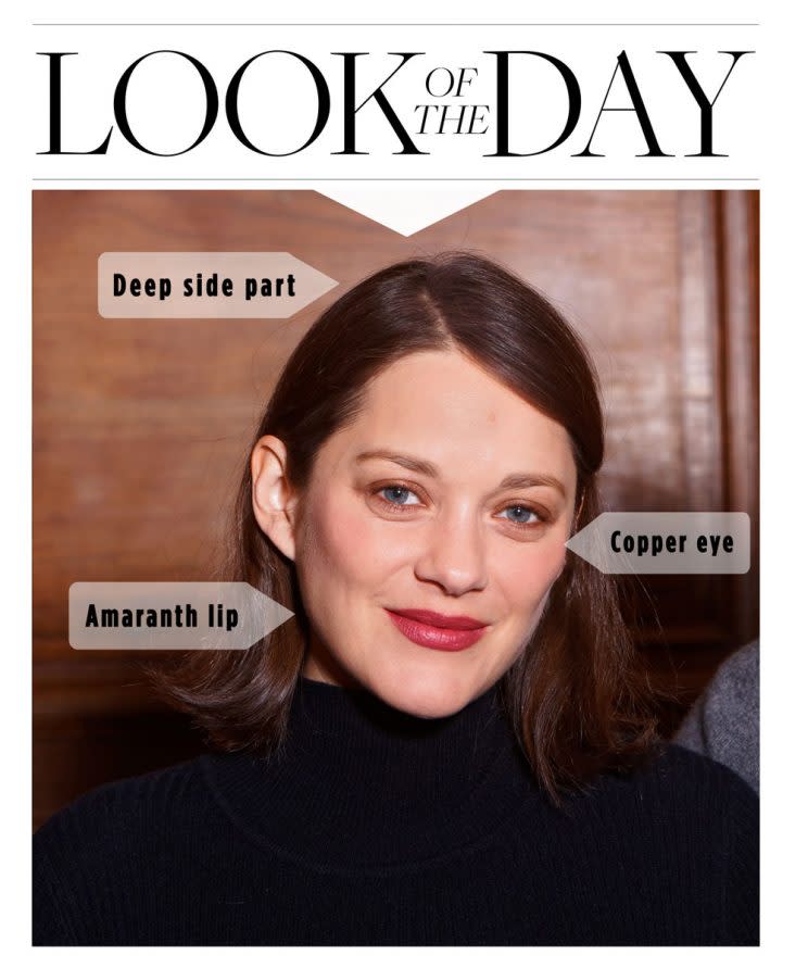 Marion Cotillard's minimal beauty look