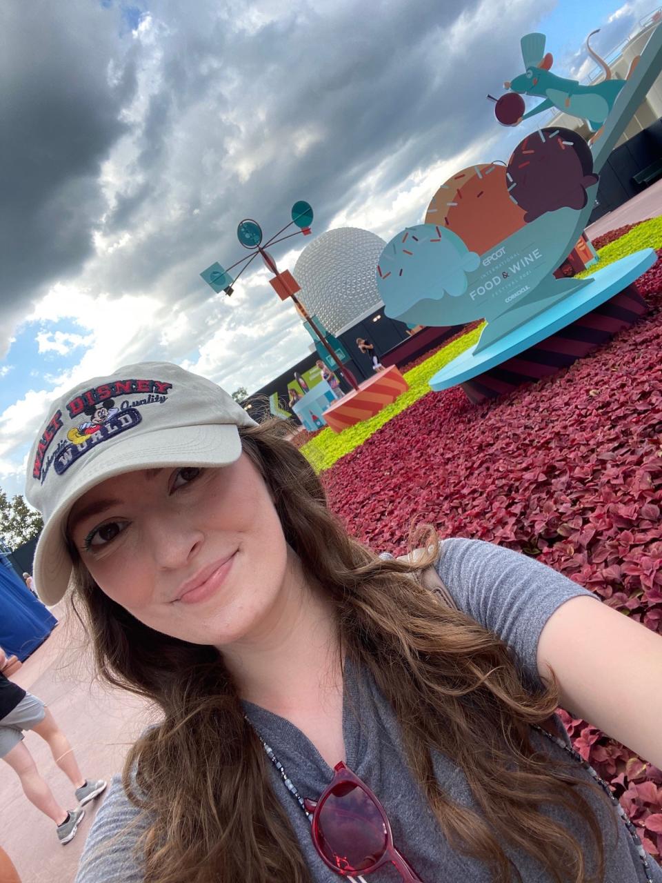 Insider reporter Amanda Krause at Epcot.