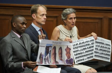Family members of Ethiopian Airlines Flight 302 victims testify at House Transportation hearing on Capitol Hill in Washington