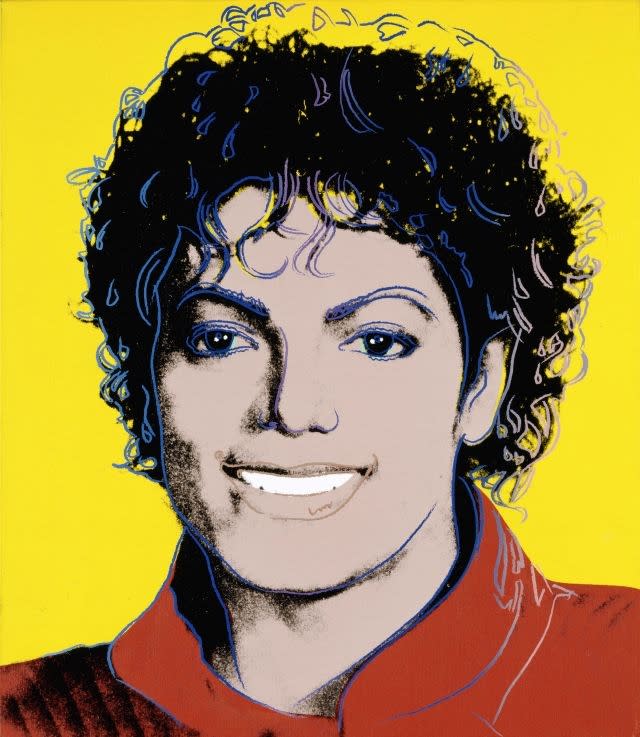 "Michael Jackson," 1984, by Andy Warhol