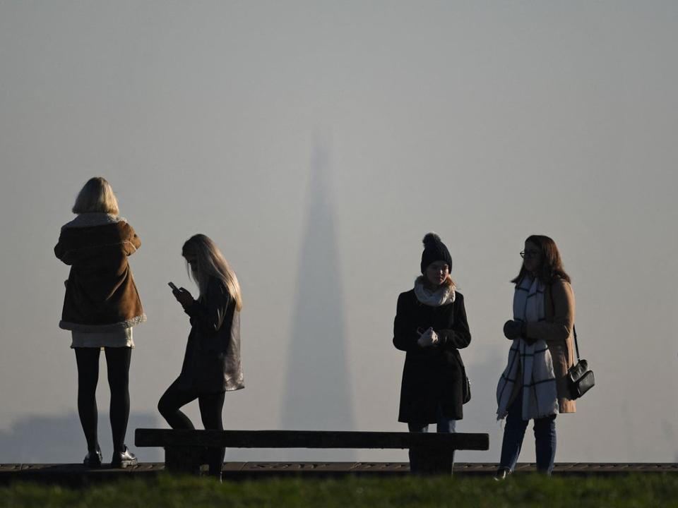 London received a warning over high pollution levels earlier this month (AFP via Getty Images)