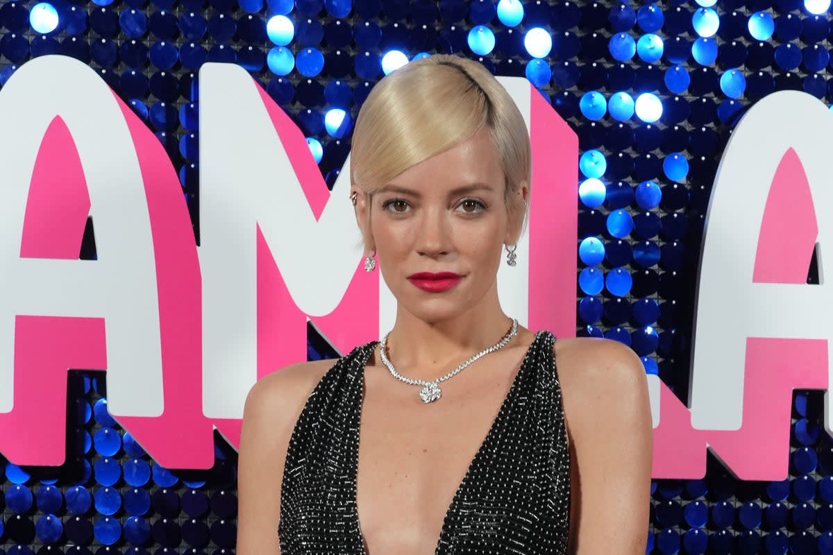 Lily Allen  (Jeff Moore/PA Wire)