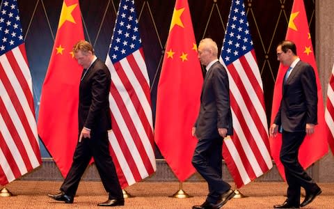 US trade talks - Credit: &nbsp;NG HAN GUAN/&nbsp;AFP