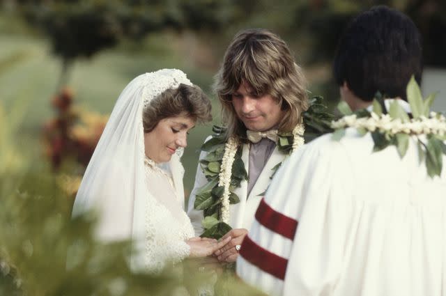 Neal Preston/CORBIS Ozzy Osbourne marries Sharon Arden in Maui