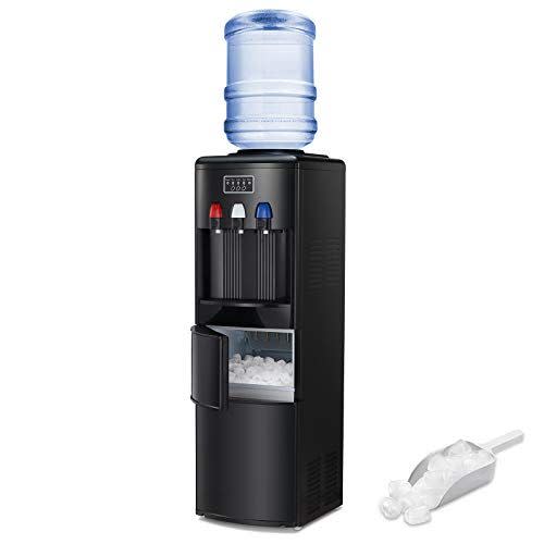 8) 2-in-1 Water Cooler with Built-in Ice Maker