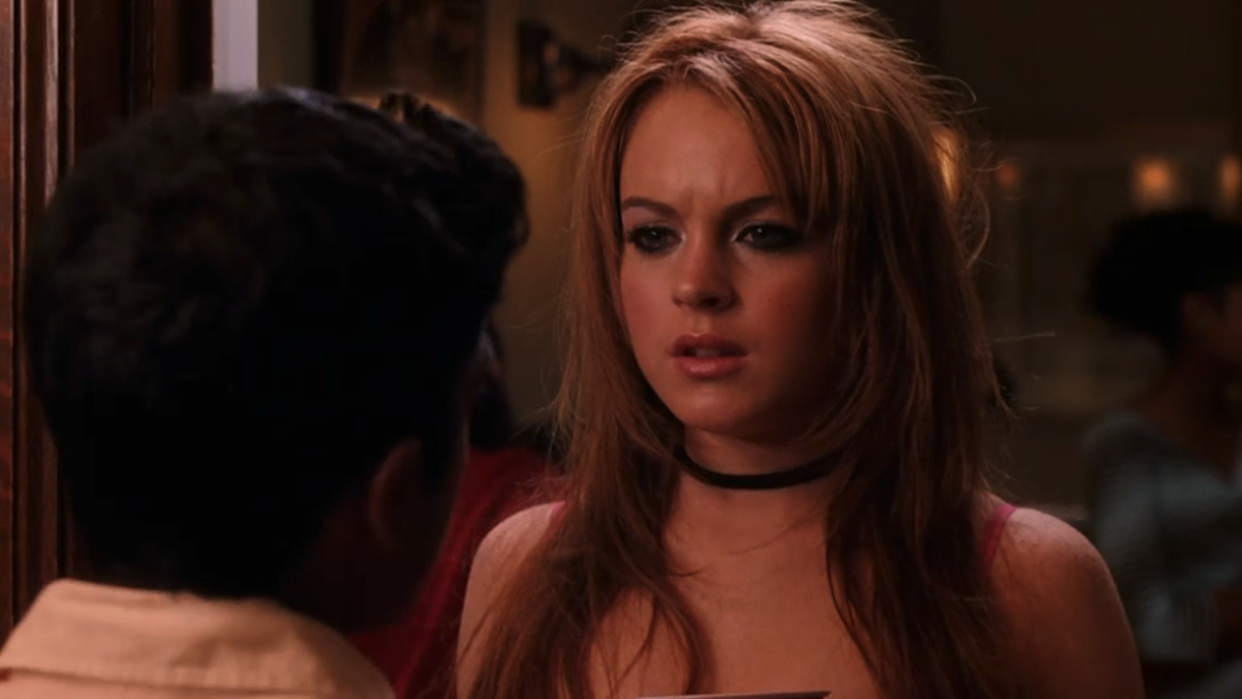  Lindsay Lohan as Cady Heron in Mean Girls. 