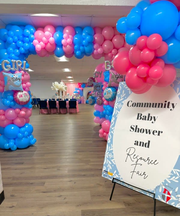 <sub>Community baby shower and resource fair hosted by Clinton Baptist Church and MedStar Southern Maryland Health Center. (Courtesy of Colin Pugh)</sub>