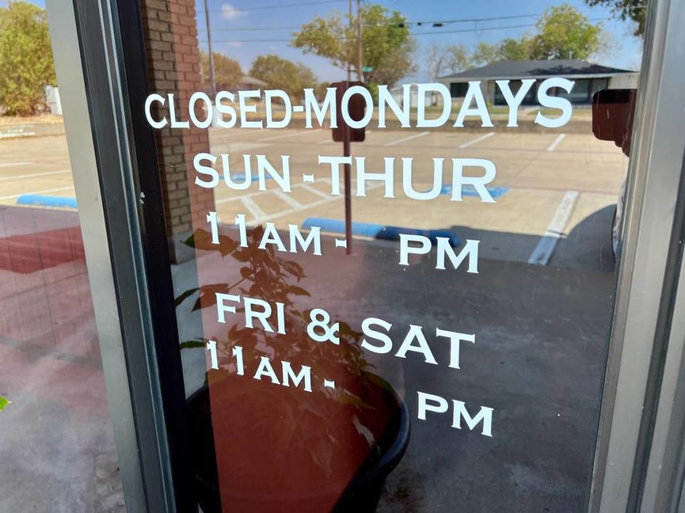 The closing hours have changed at some local restaurants including Mi Cocula in Fort Worth, shown Sept. 8, 2023,