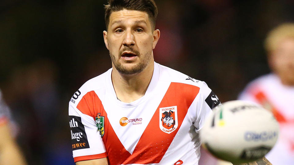 Gareth Widdop in action for the Dragons. (Photo by Mark Nolan/Getty Images)