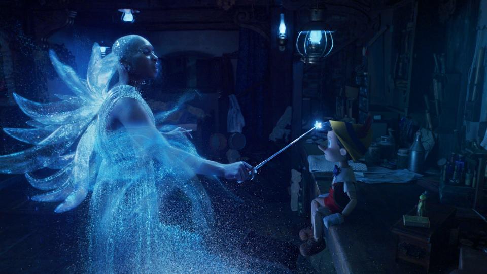 The Blue Fairy in Pinocchio