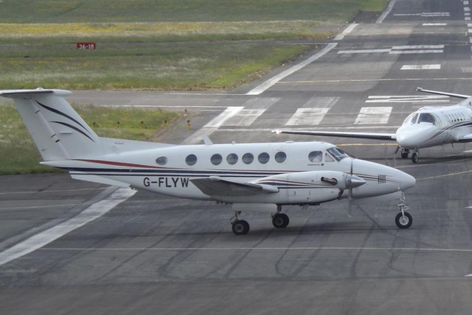 Team Starmer chartered the Super King Air 200 to Glasgow (James/Flickr)