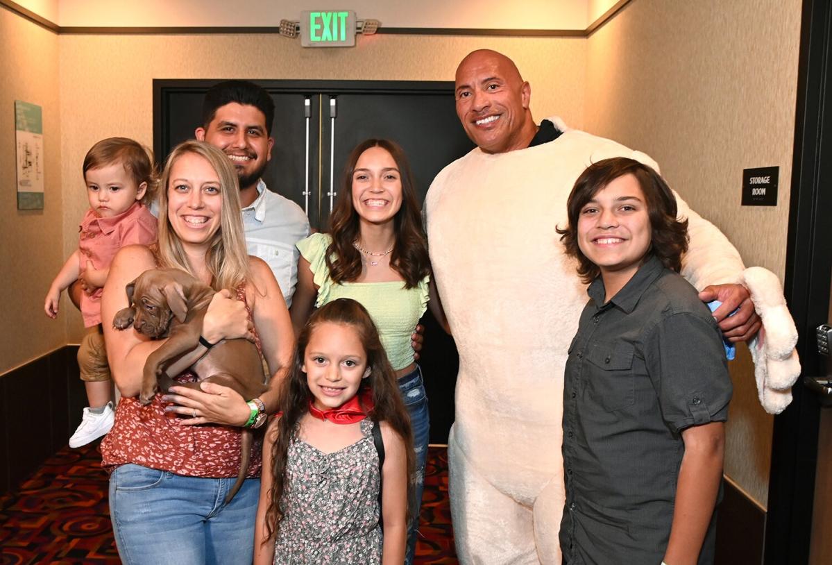 Dwayne Johnson introduces his adorable canine Hobbs & Shaw co-star