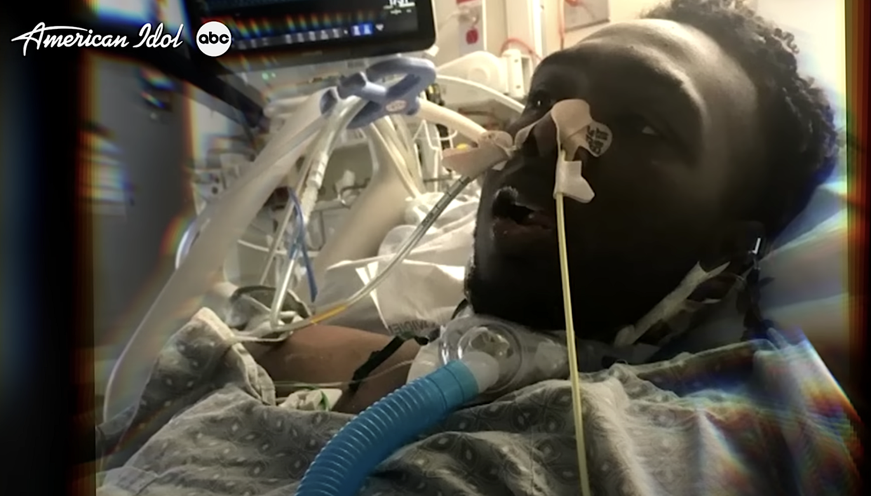 Elijah McCormick in the hospital in 2019. (Photo: ABC)