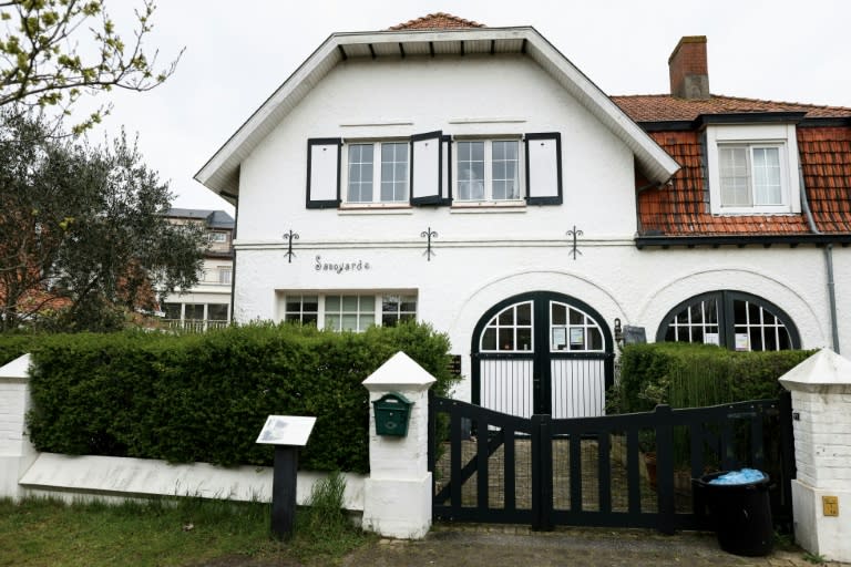 La Villa Savoyarde où Albert Einstein et son épouse ont passé six mois en 1933, le 20 avril 2023 au Coq, en Belgique (AFP - Kenzo TRIBOUILLARD)