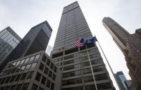 A view of 345 Park Avenue (C) which houses the National Football League (NFL) headquarters offices in the Manhattan borough of New York City, June 23, 2015. New England Patriots quarterback Tom Brady's appeal of his four-game NFL suspension for participating in a scheme to deflate footballs during last season's playoffs begins Tuesday at NFL headquarters in New York. REUTERS/Mike Segar