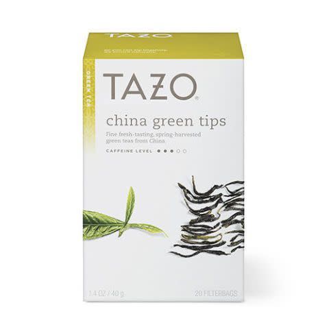 9) Tazo Green Tea China Green Tips