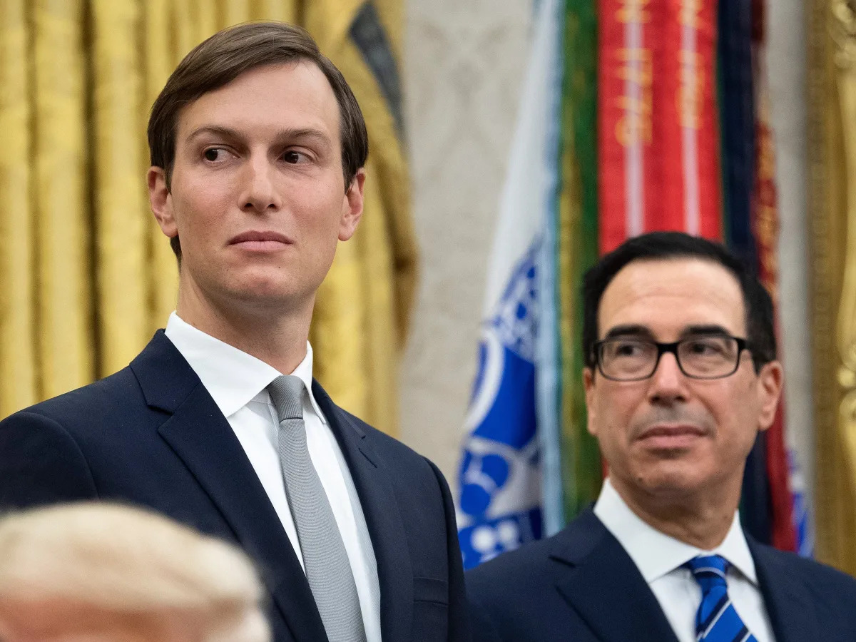 Jared Kushner and Steve Mnuchin cashed in fast on their Trump-era work, raising ..