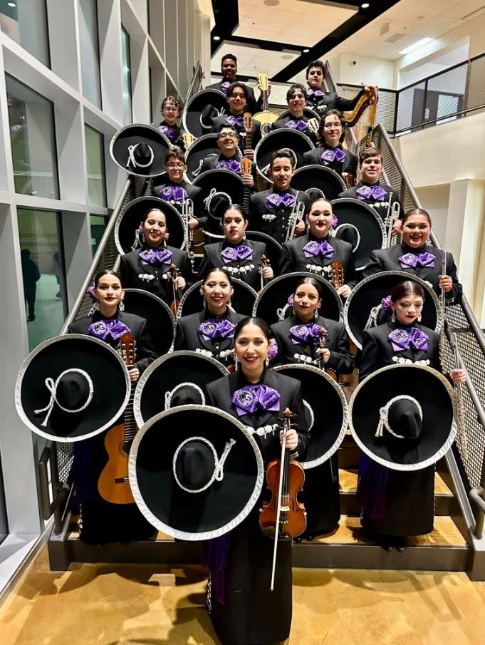 Franklin HS Mariachi Estrella Del Oeste. Photos credit of El Paso ISD Fine Arts Facebook page