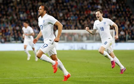 Football - Italy v England - International Friendly - Juventus Stadium, Turin, Italy - 31/3/15 Andros Townsend celebrates after scoring the first goal for England Action Images via Reuters / Carl Recine Livepic