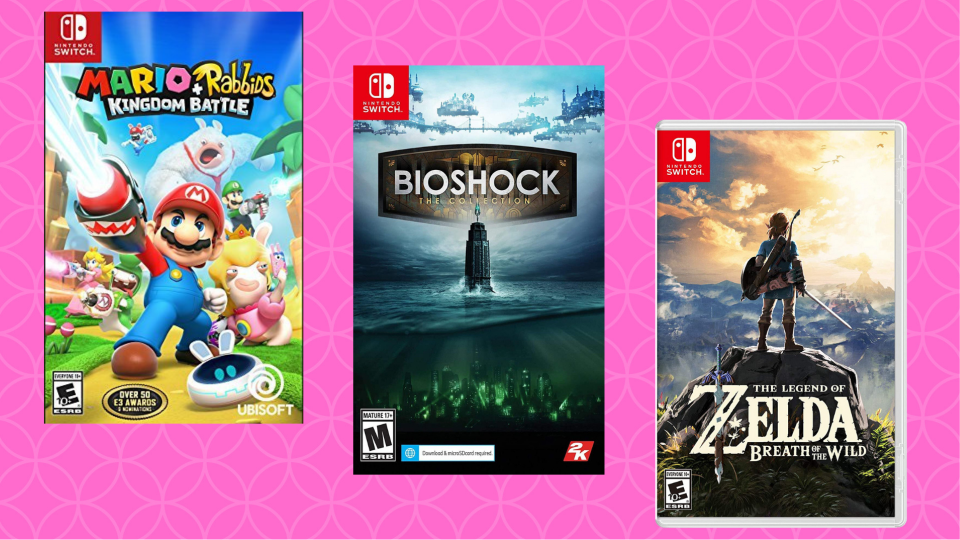 Get your game on — for a steal. Save up to 70 percent on Nintendo Switch games. (Photo: Amazon)