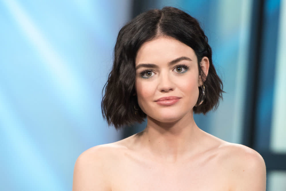 Lucy Hale’s perfect spring sweater is giving us modern “Princess Bride” vibes