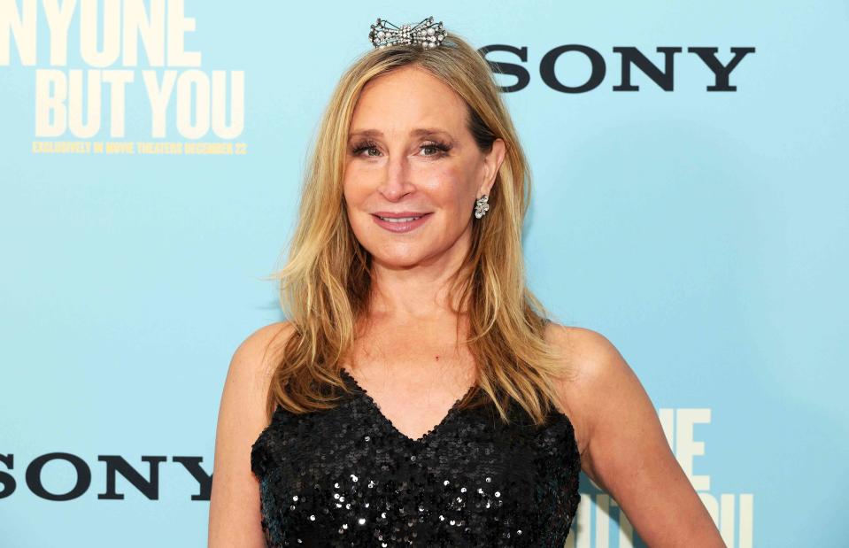 <p>Dia Dipasupil/Getty Images</p> Sonja Morgan at the "Anyone But You" New York Premiere at AMC Lincoln Square Theater on December 11, 2023 in New York City