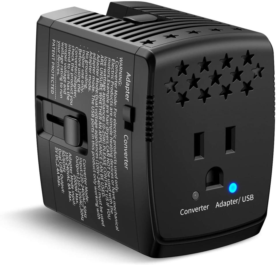 HYTED Travel Adapter and Converter Combo