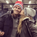 <p>“What a game!” the supermodel captioned this photo of her planting one on her husband, New England Patriots quarterback Tom Brady, after his team clinched the win that will send them to the Super Bowl. “Congratulations my love! So happy for you and your teammates! #gopats” (Photo: <a rel="nofollow noopener" href="https://www.instagram.com/p/BeO6xKblkoV/?taken-by=gisele" target="_blank" data-ylk="slk:Gisele Bundchen via Instagram;elm:context_link;itc:0;sec:content-canvas" class="link ">Gisele Bundchen via Instagram</a>) </p>